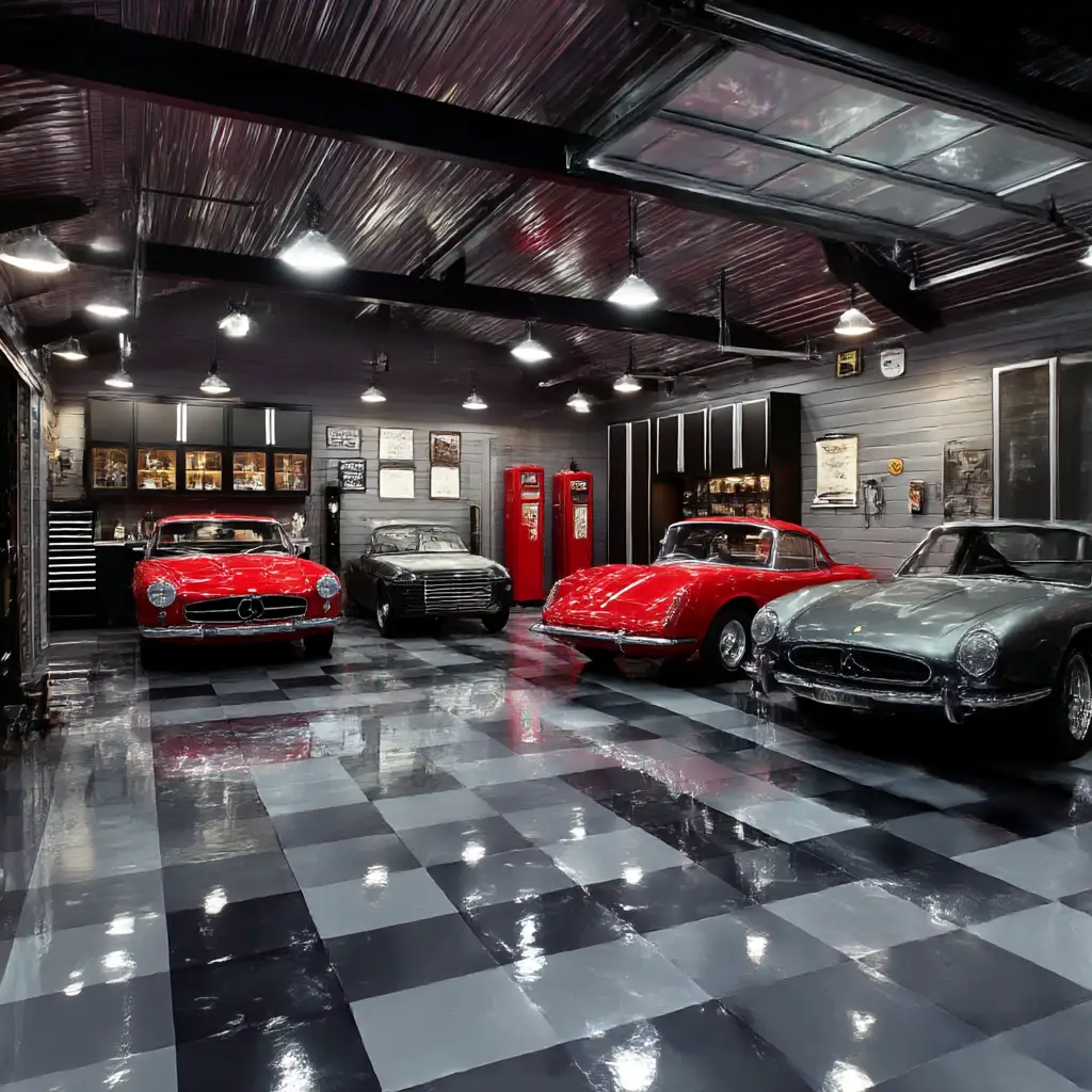 Vintage Car Garage