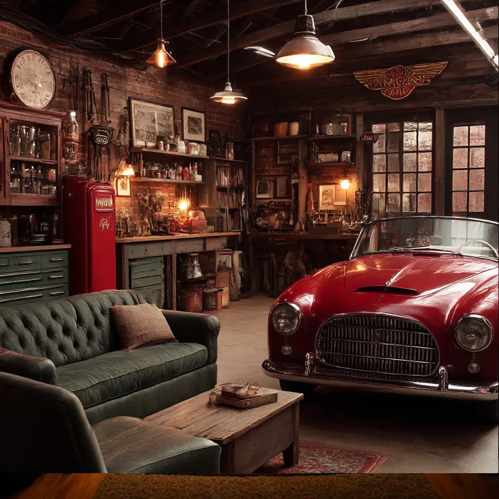 Vintage Car Lover’s Den