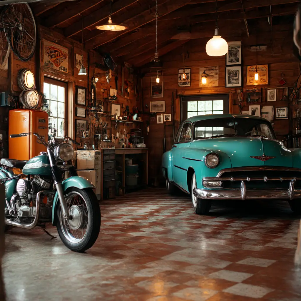Vintage Garage Aesthetic