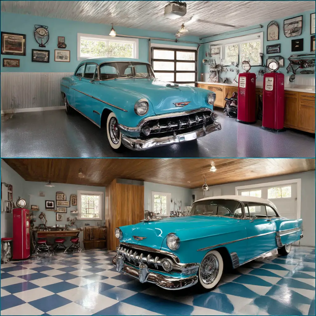 Vintage Retro Garage