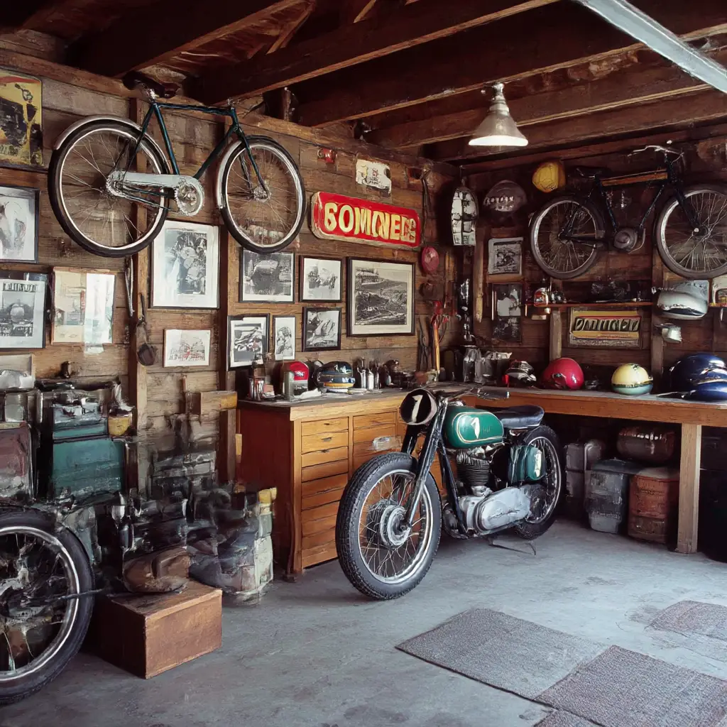 Vintage Sports Decor