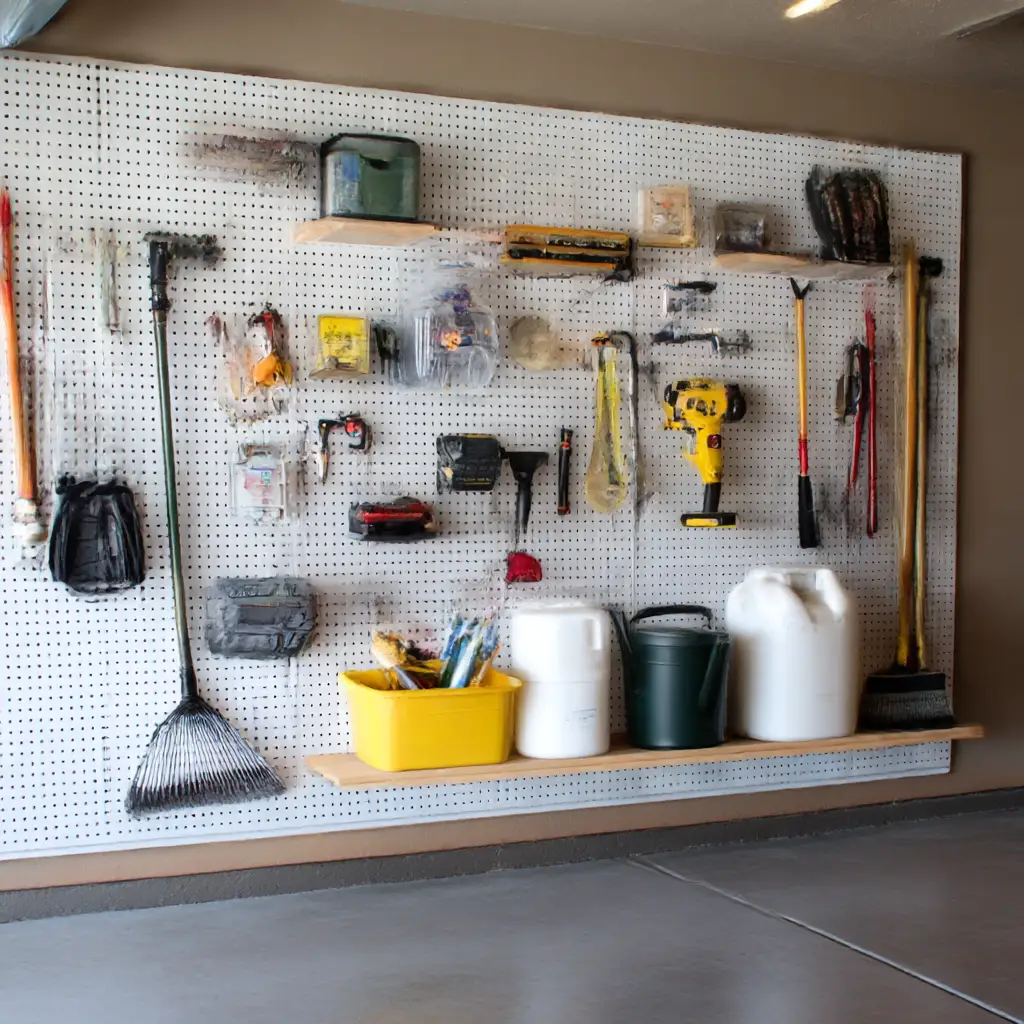Wall-Mounted Pegboards