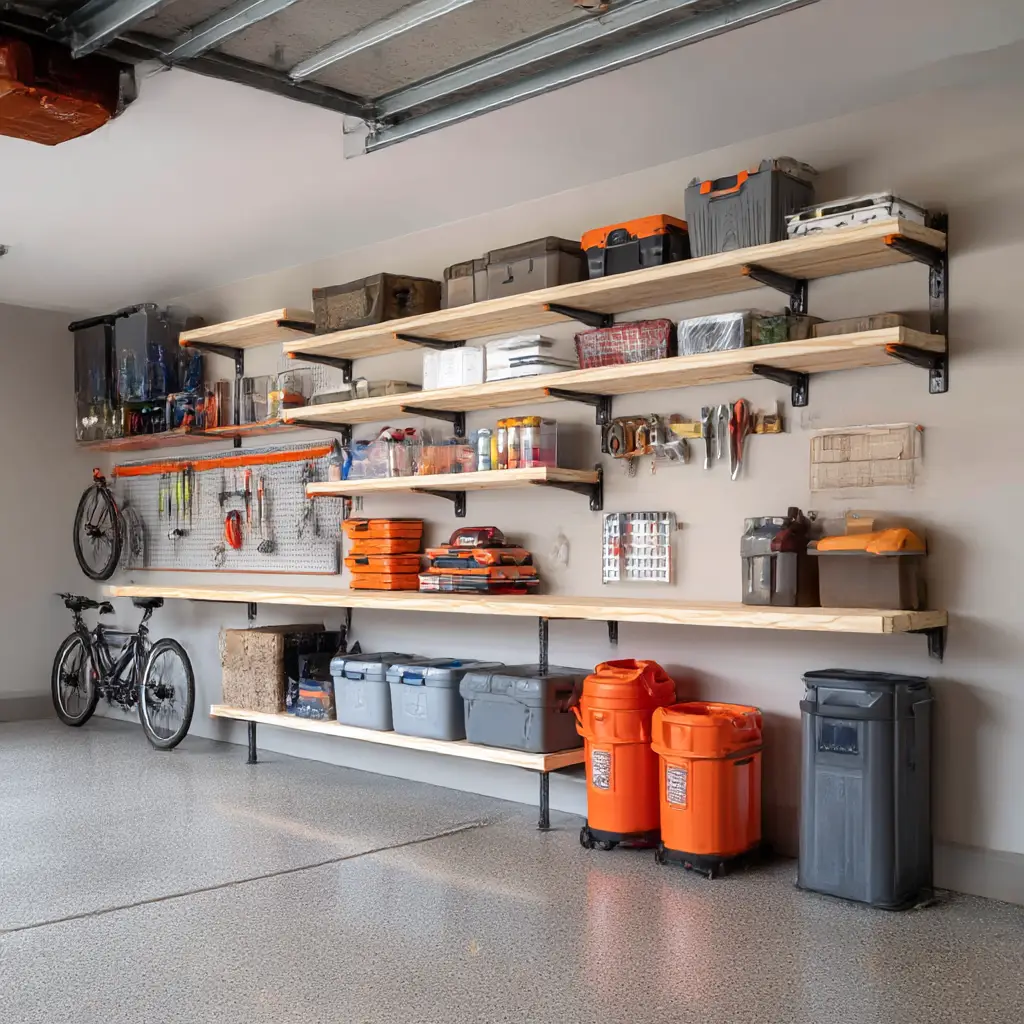 Wall-Mounted Shelving