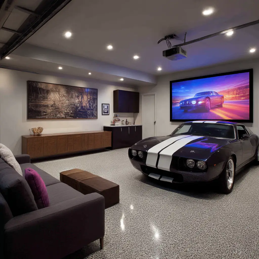 Wall-Mounted TV