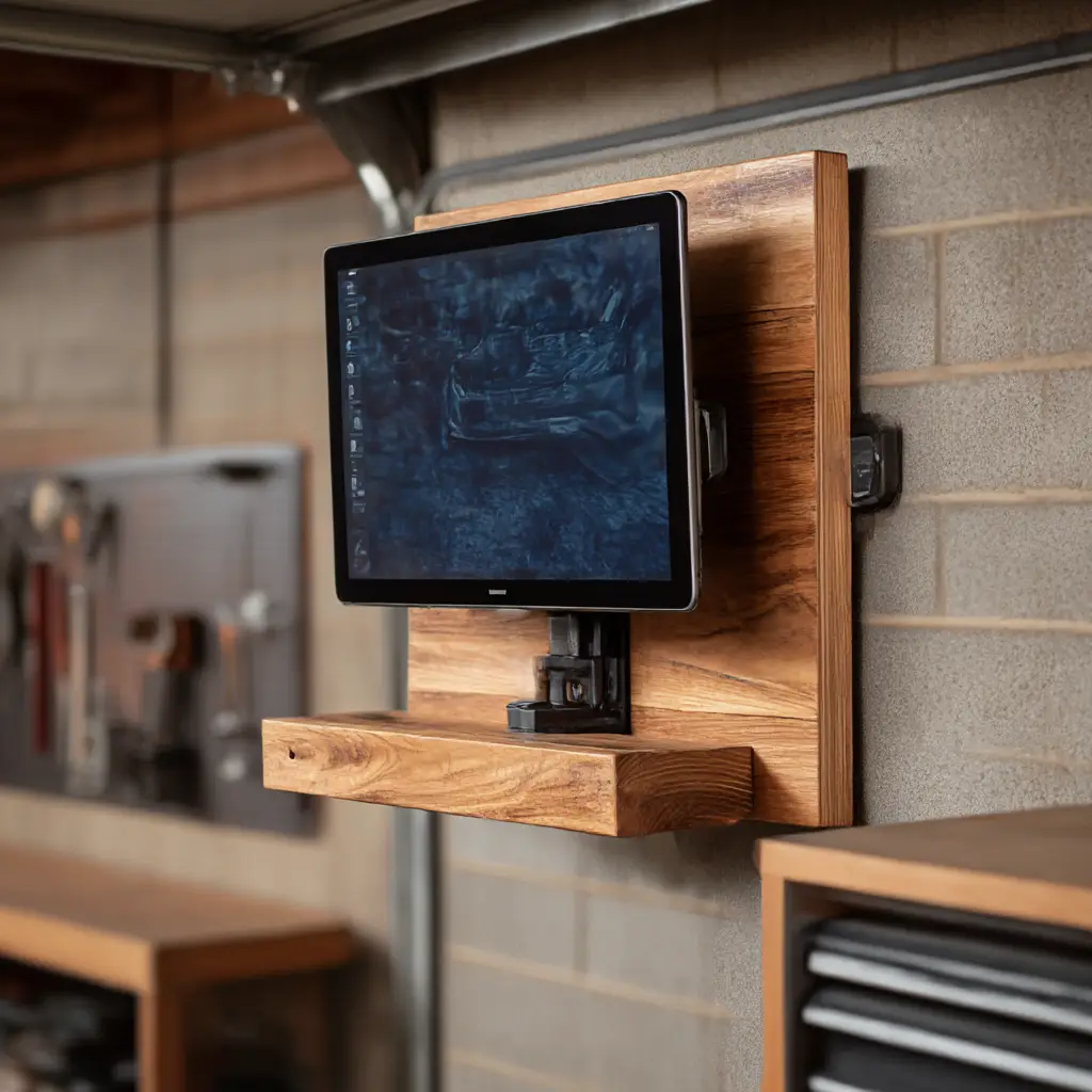 Wall-Mounted TV or Tablet Holder