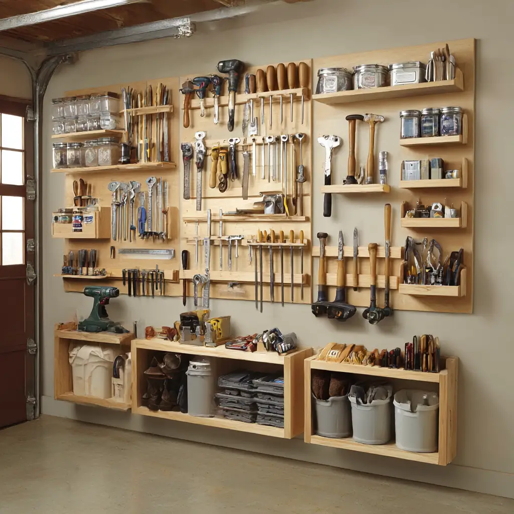 Wall-Mounted Tool Organizers