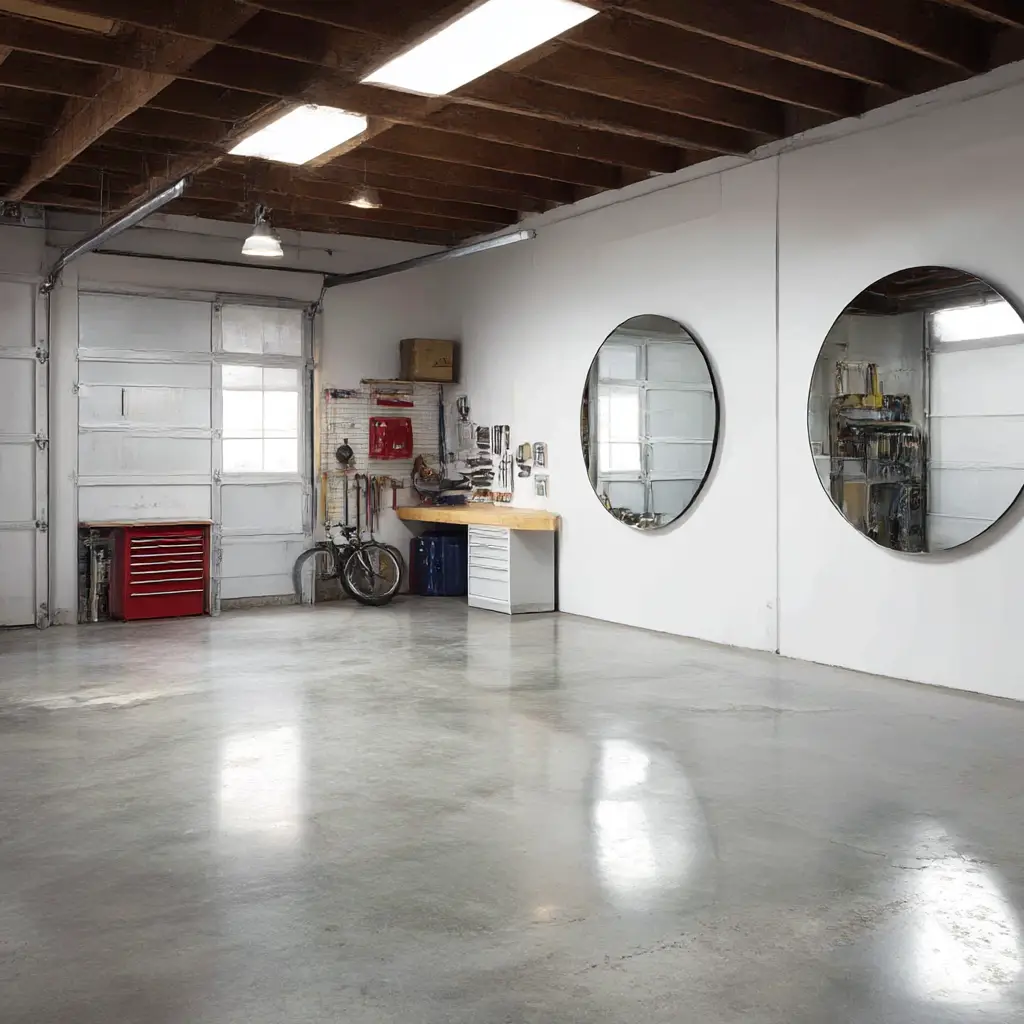 Wall mirrors for depth and light