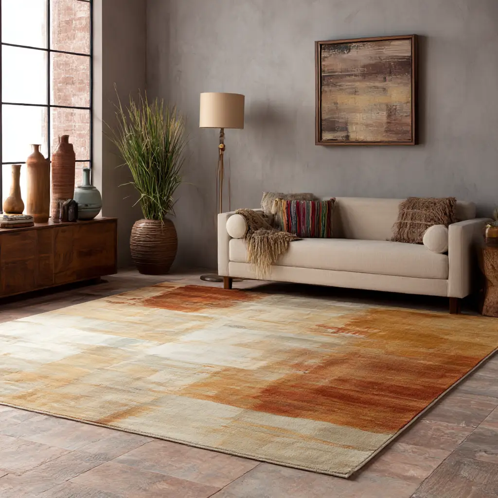 Warm Earth-Toned Rugs