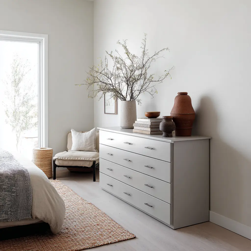 Warm gray dresser