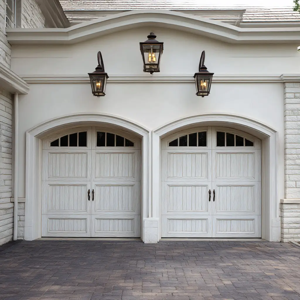 White Wood Finish Doors