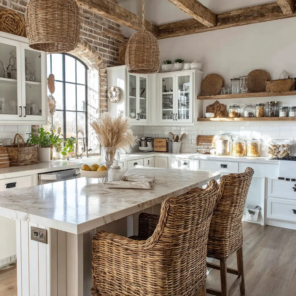 Wicker and Rattan Touches