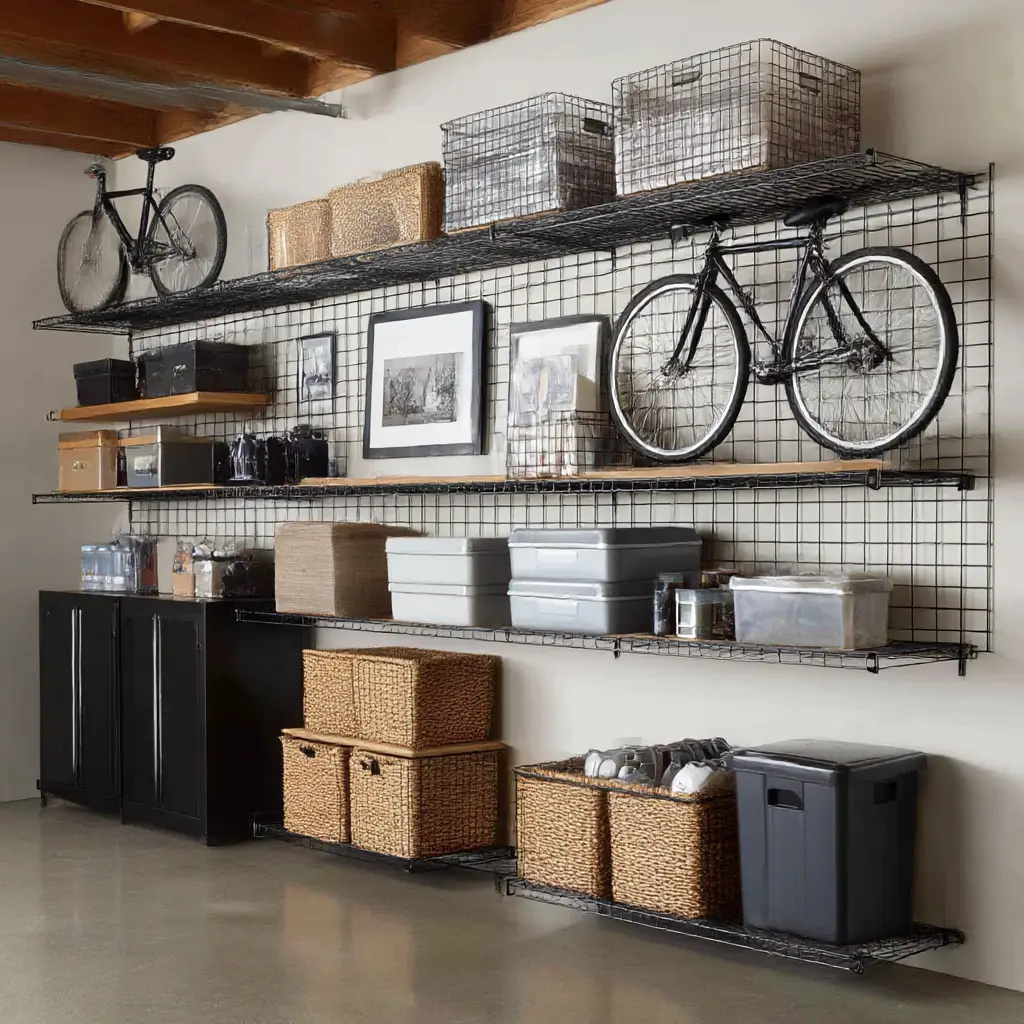 Wire Grid Shelves