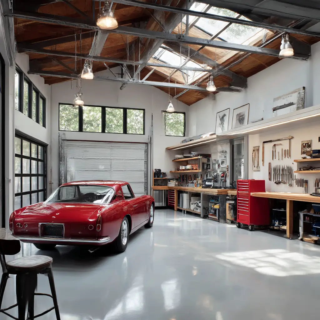 Workshop-Style Garage