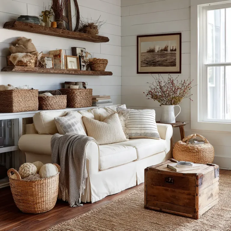 15 Farmhouse Living Room Decor Ideas