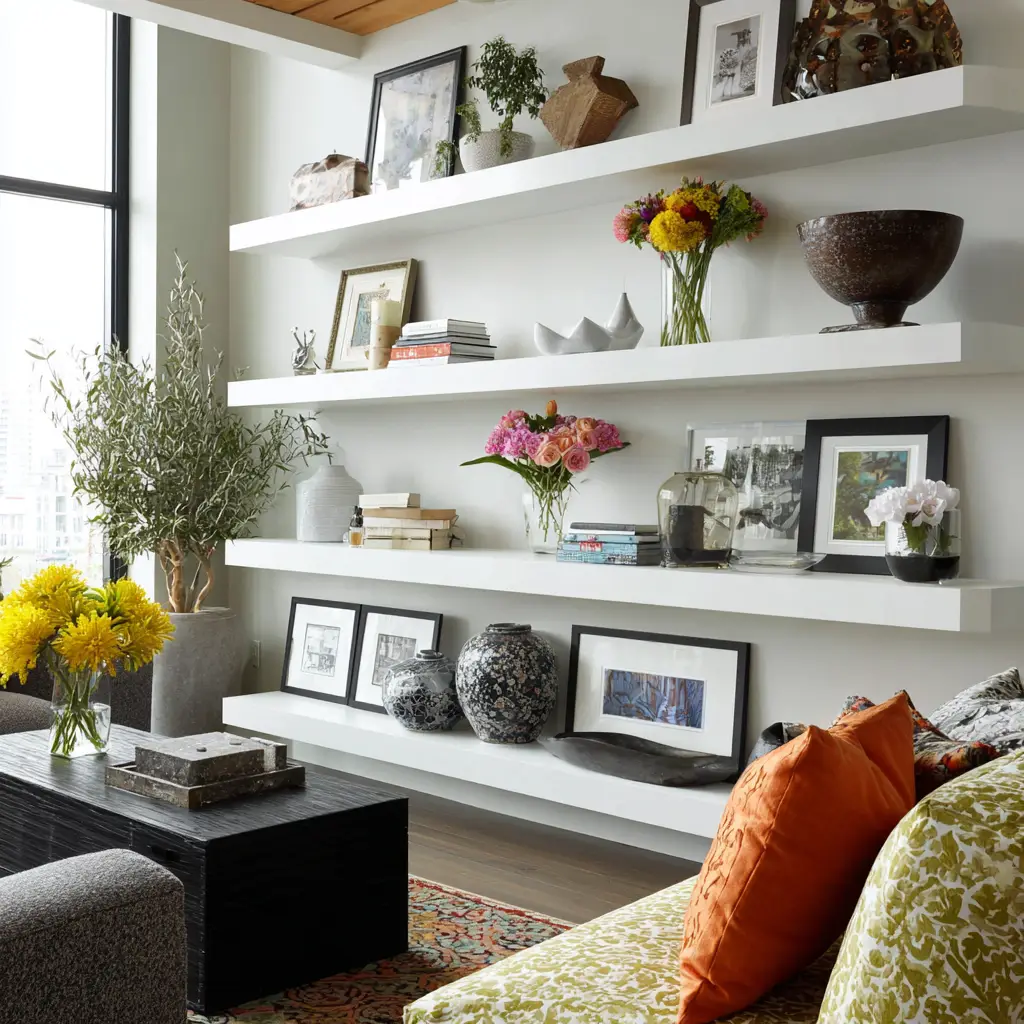 Add Floating Shelves