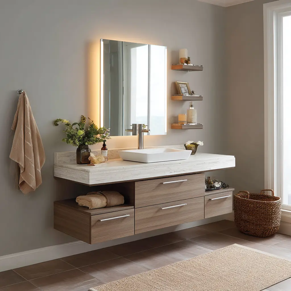 Add Floating Vanities