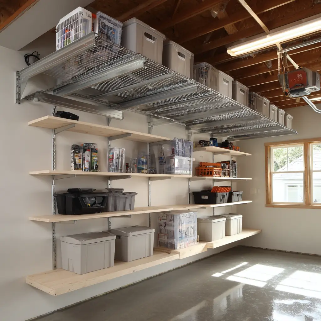 Add Overhead Storage Shelves