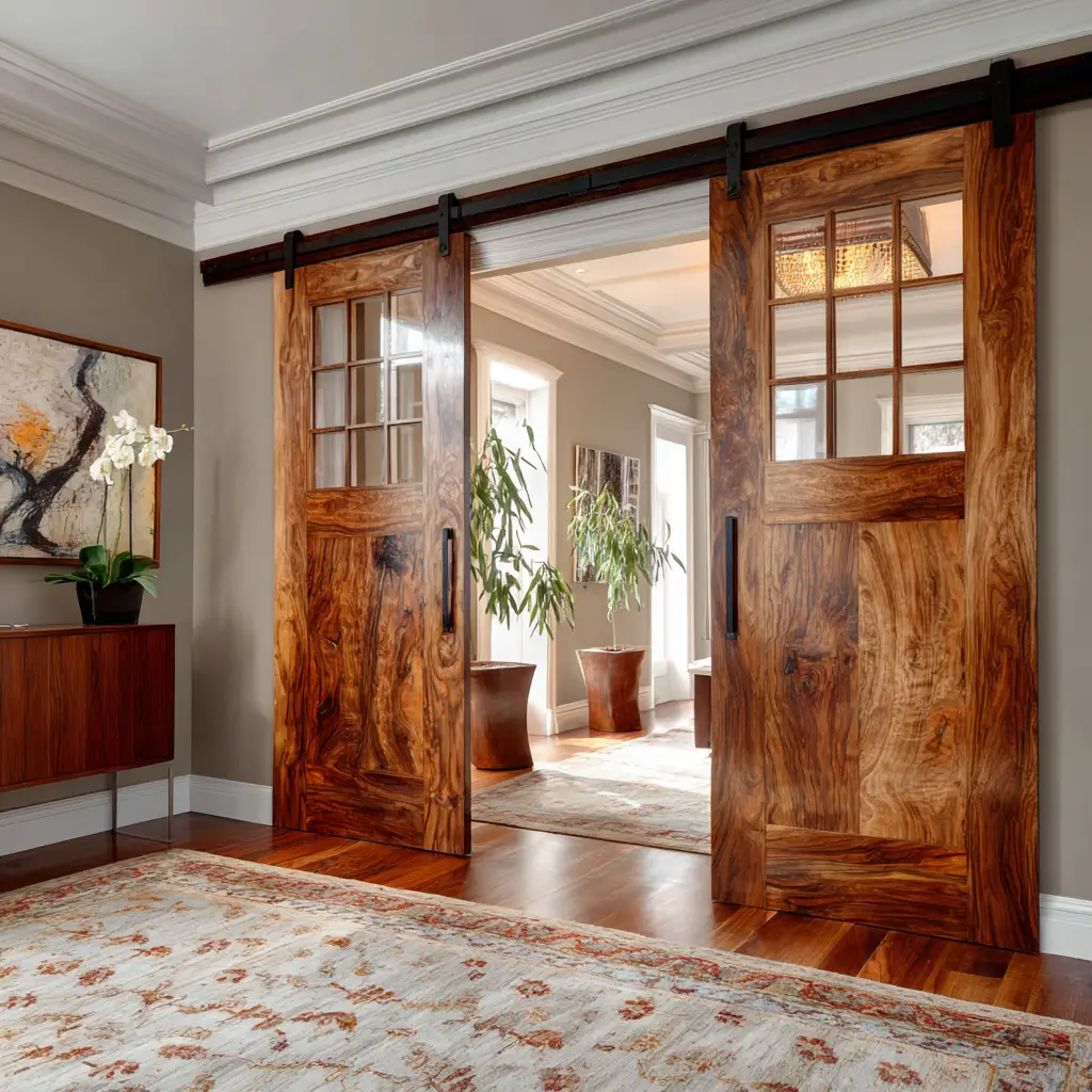 Add Wooden Sliding Doors