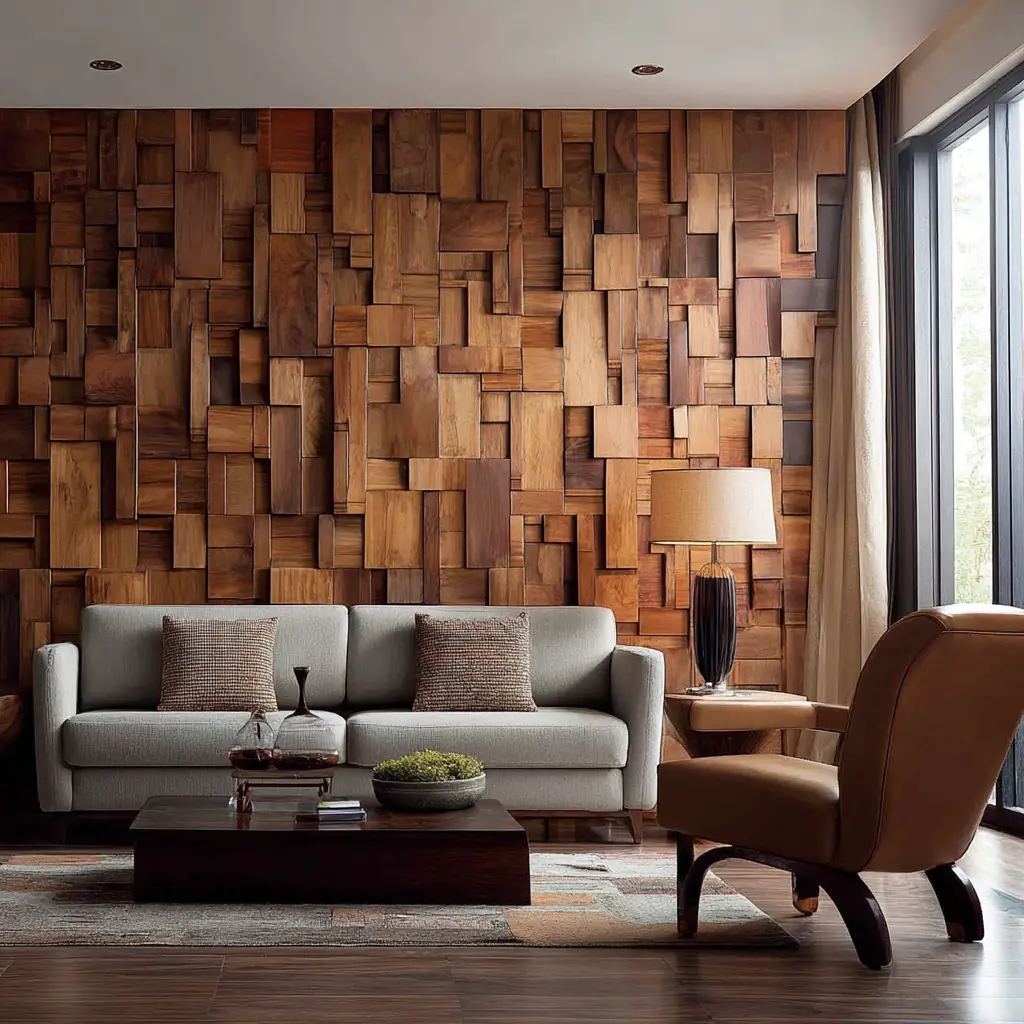 Add Wooden Wall Panels