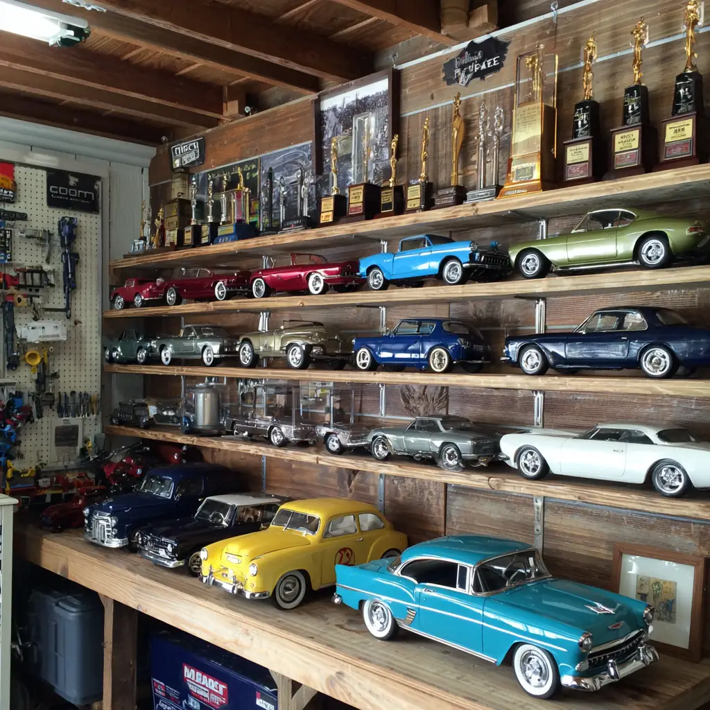 Add a Display for Diecast Models or Trophies