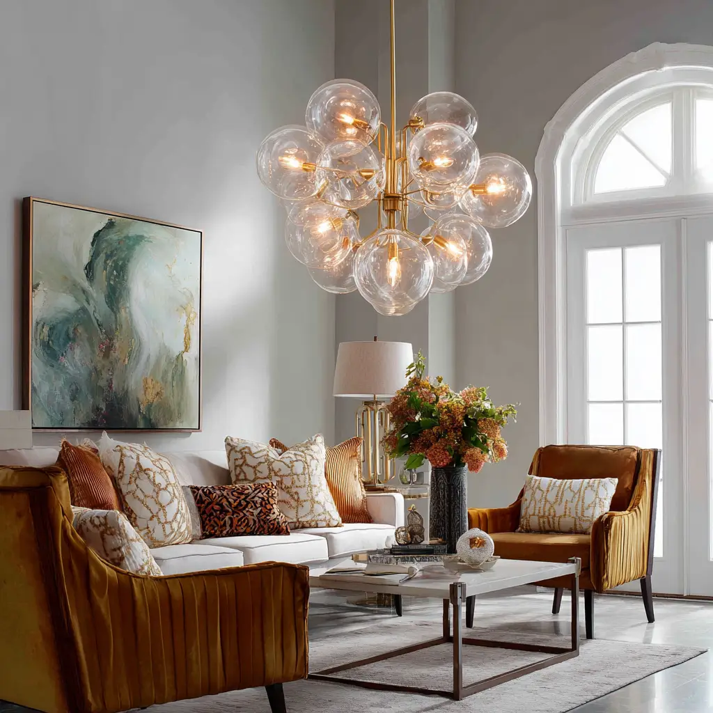 Add a Statement Chandelier