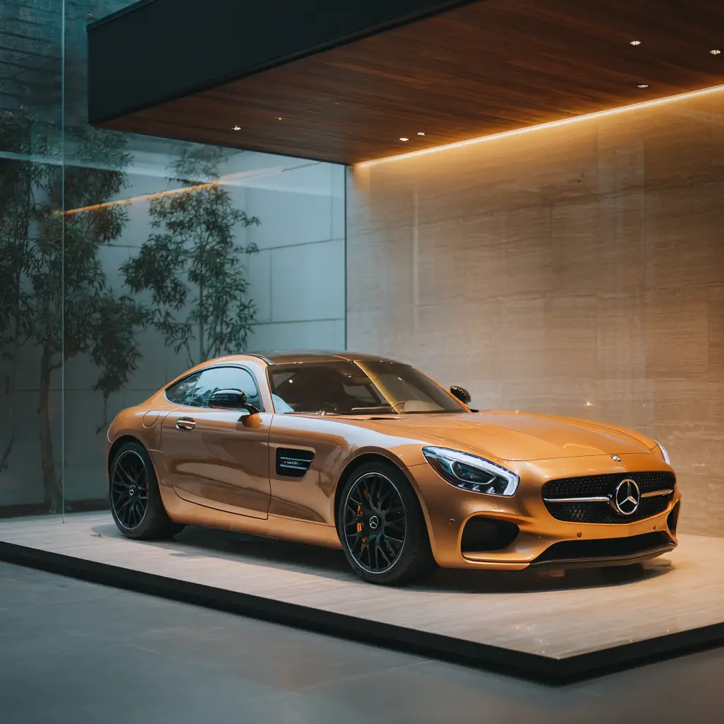 Add a Warm-Toned Car Display