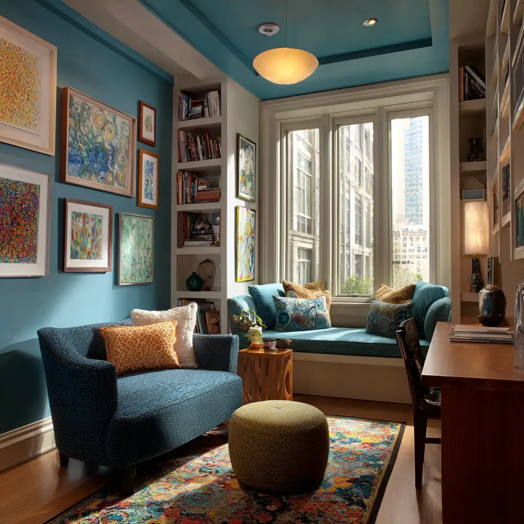 Artistic Corner Room