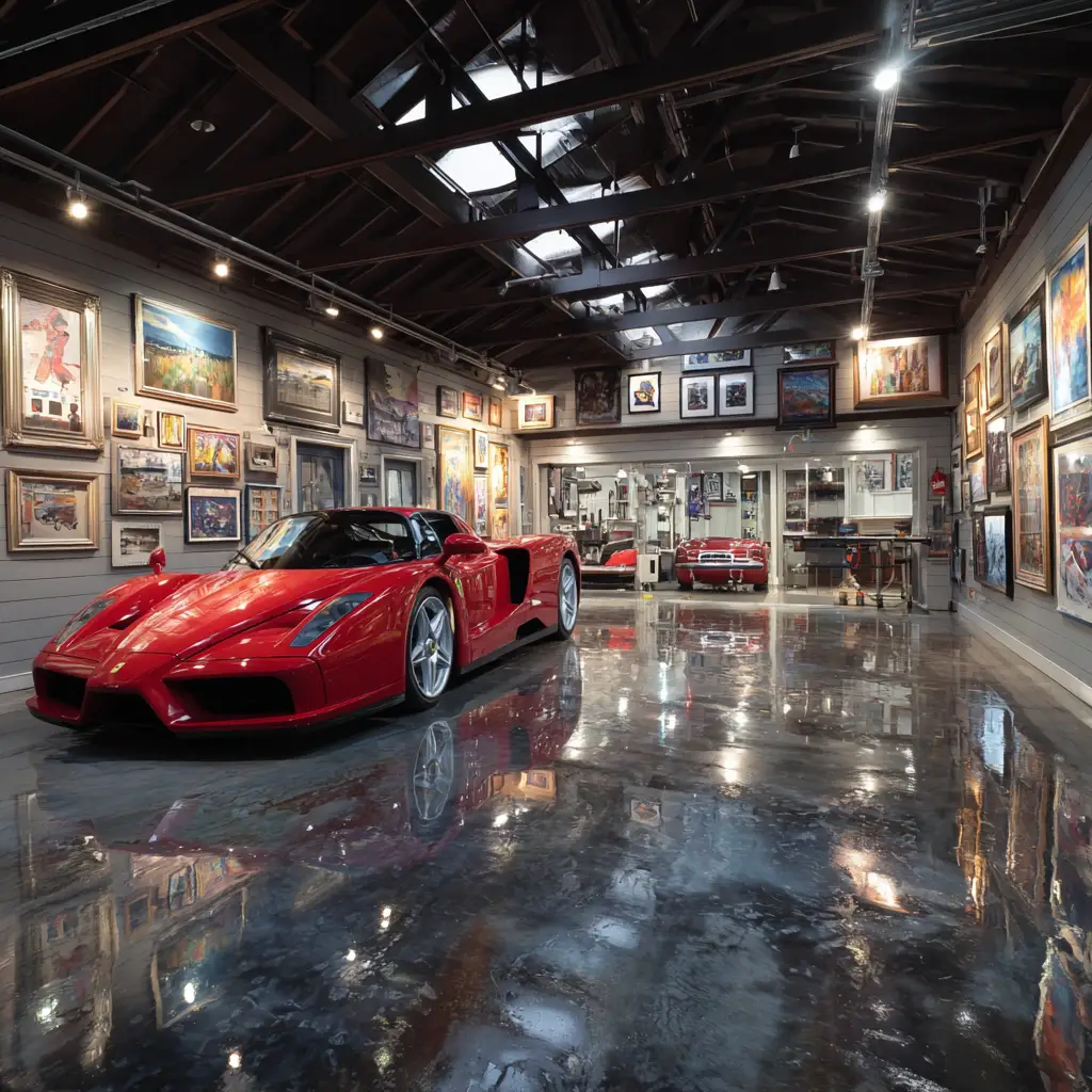 Artistic Display Garage