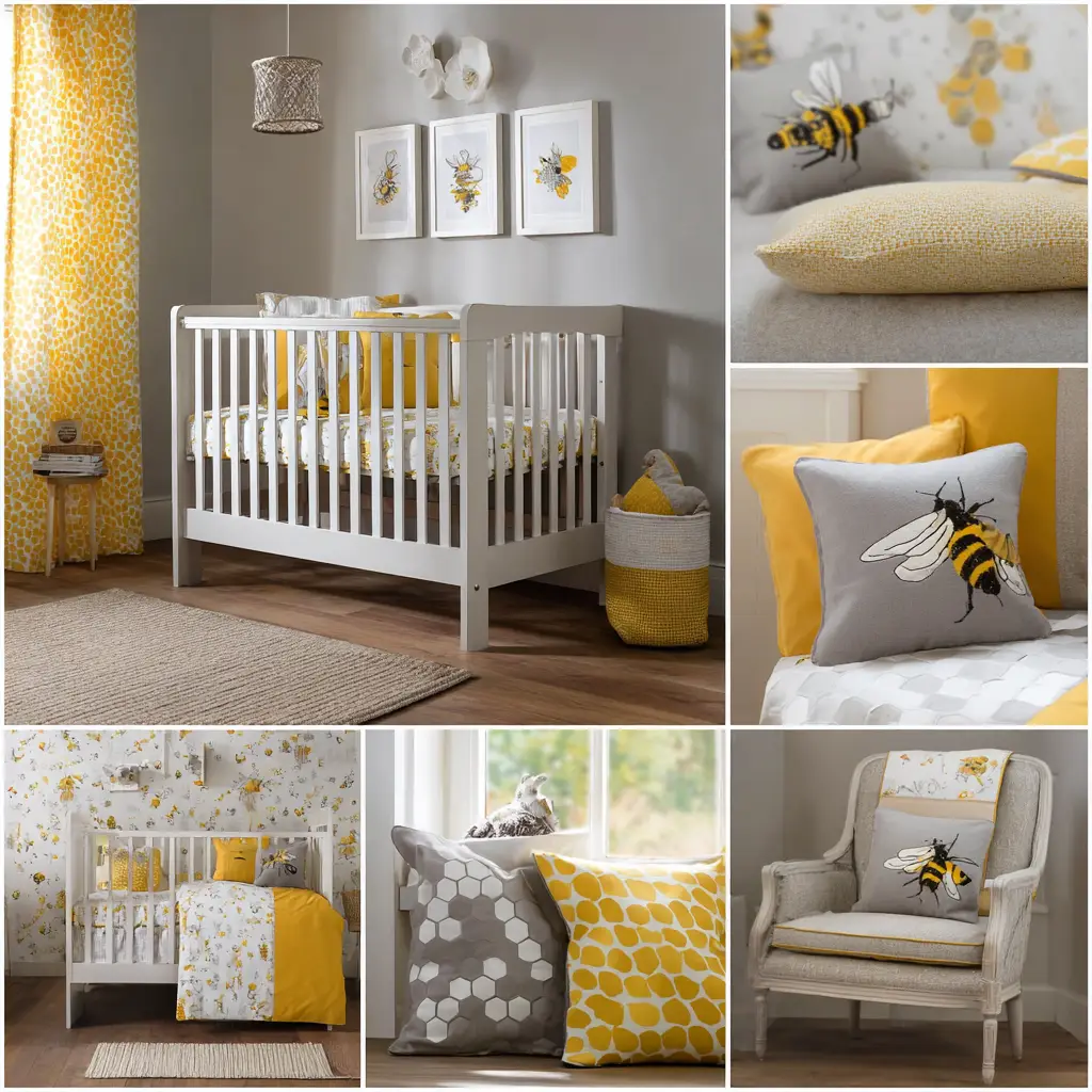 Bee-Themed Crib Bedding