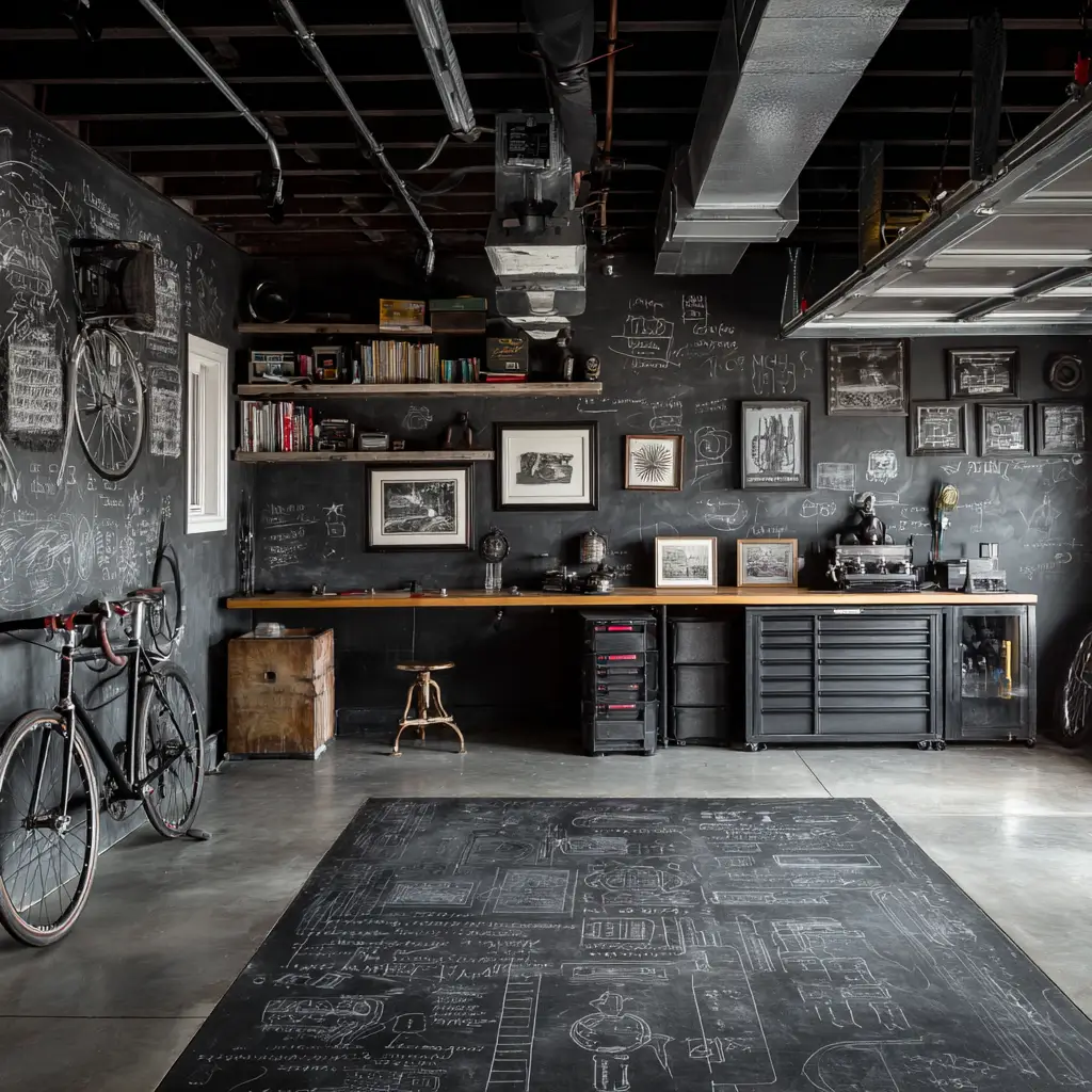 Black Chalkboard Walls
