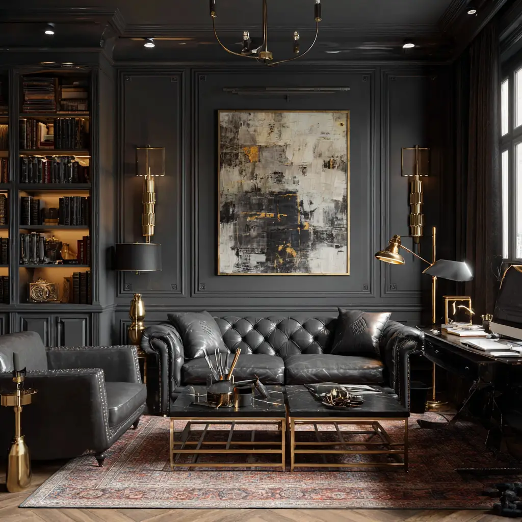 Black and Brass Elegance