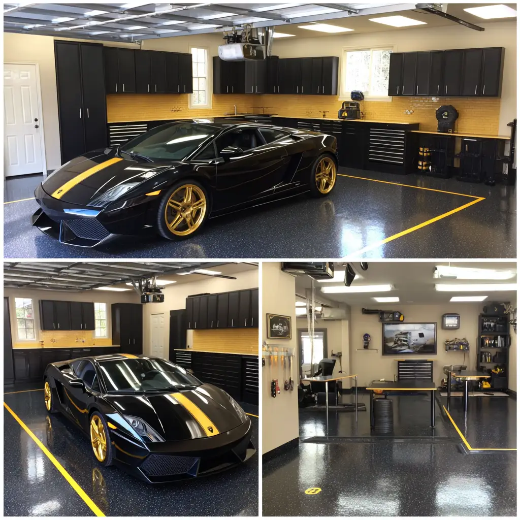 Black and Gold Accents