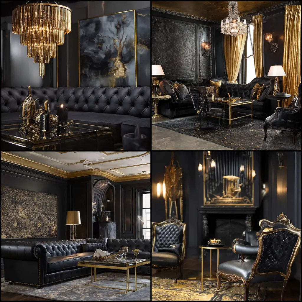 Black and Gold Glamour