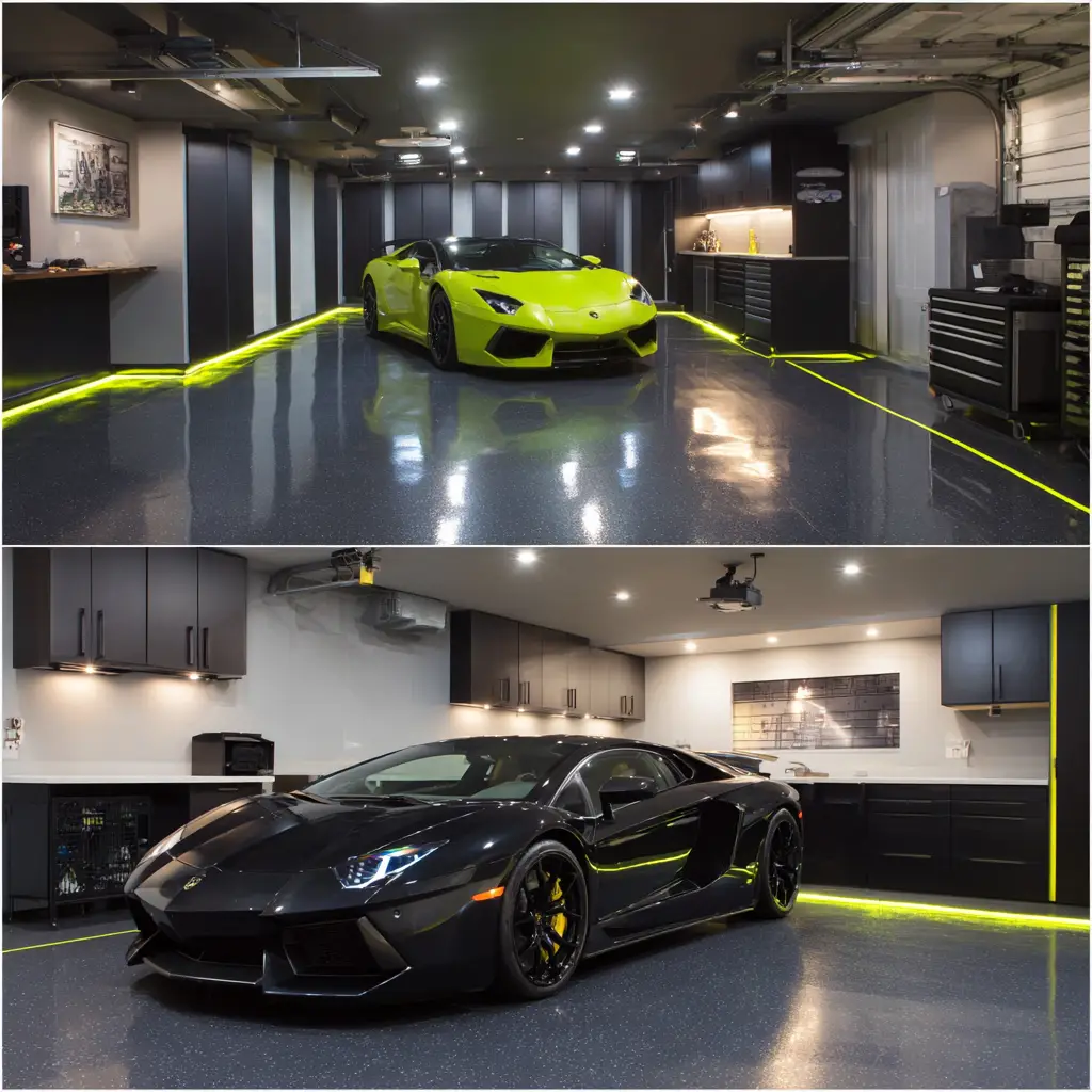 Black with Neon Accents