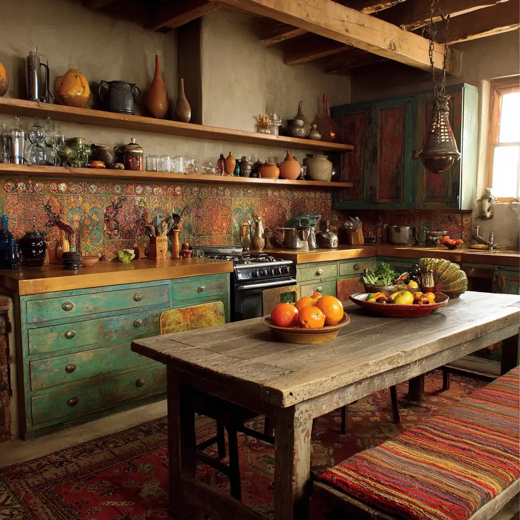 Bohemian Kitchen Design