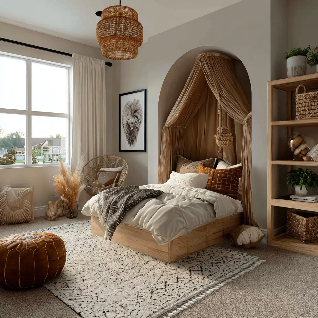 Boho-Chic Boy’s Room