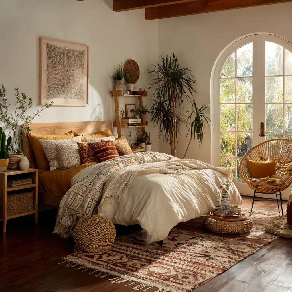 Boho-Inspired Bedroom