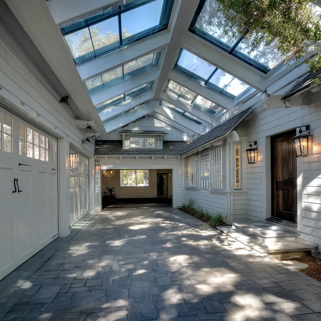 Breezeway with Skylights