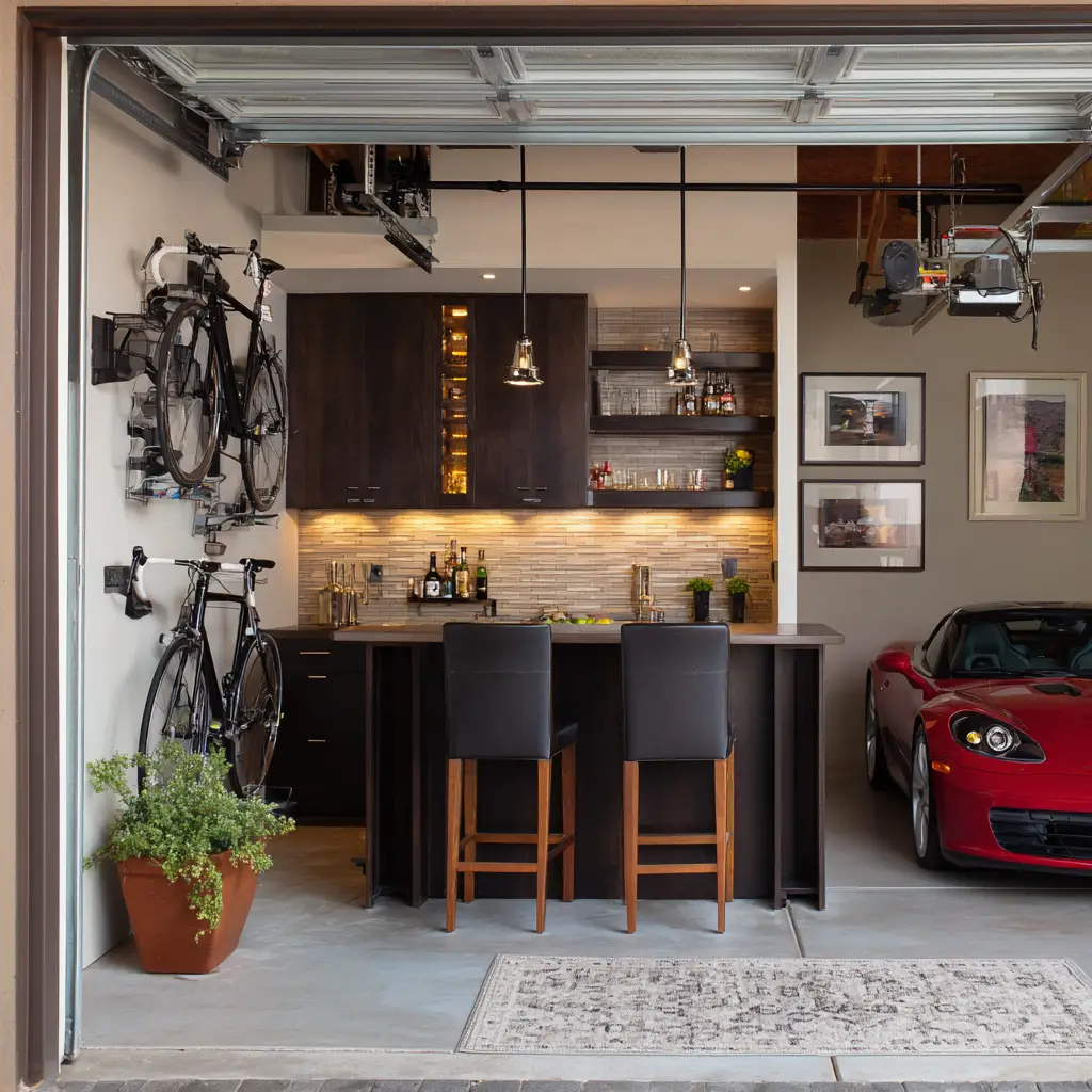 Built-In Bar Area