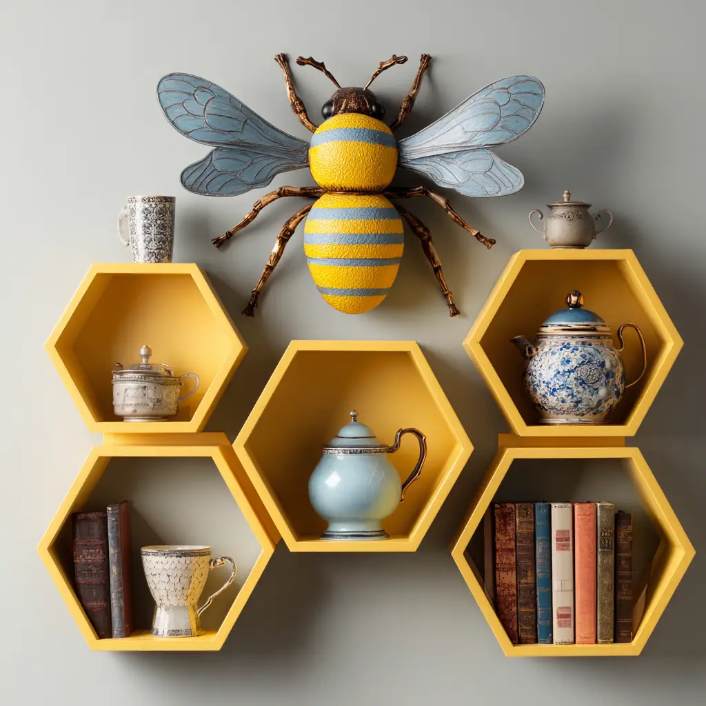 Bumblebee Wall Shelves