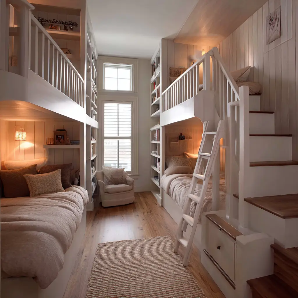 Bunk Beds with Stairs Instead of Ladders