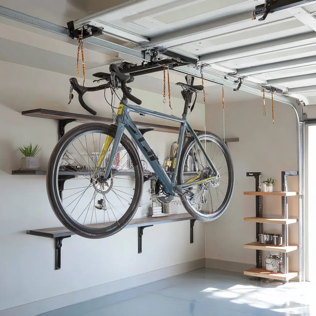 Ceiling-Mounted Bike Hoists