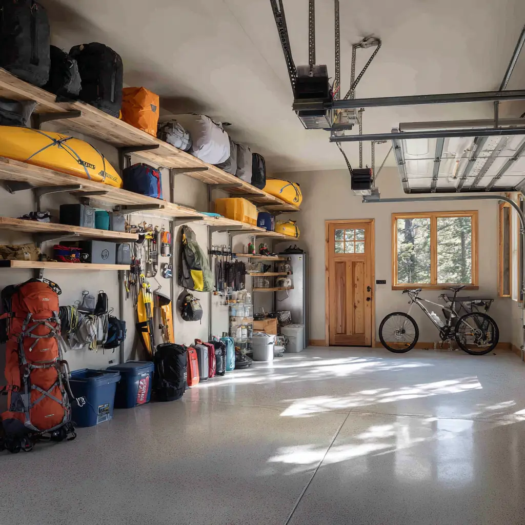 Ceiling Storage for Seasonal Gear
