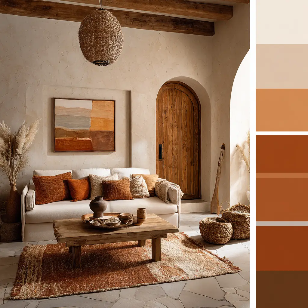 Choose Earthy, Warm Colors