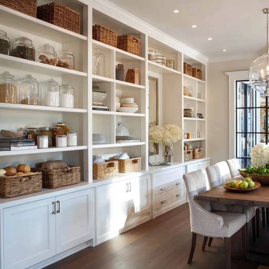 Choose Open Cabinets