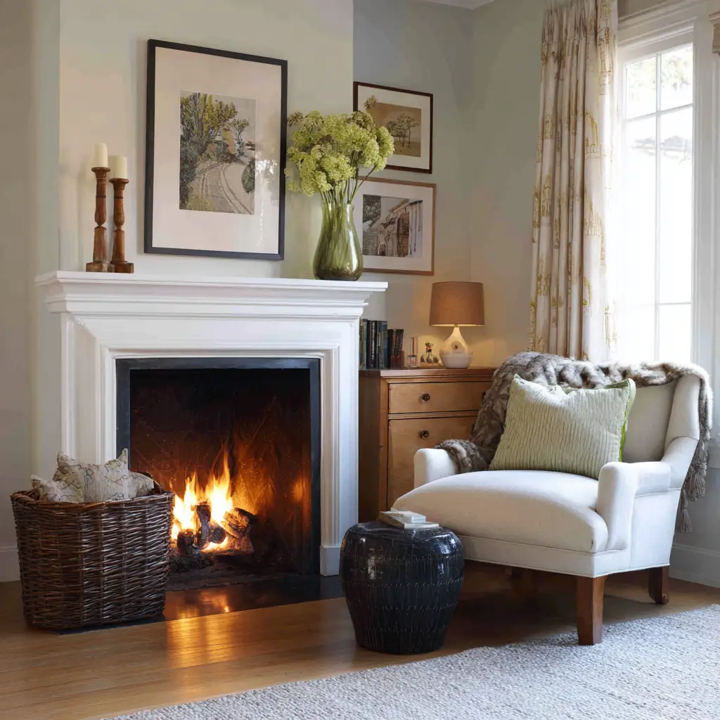 Choose a Cozy Fireplace Corner