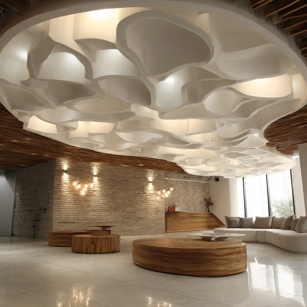 Circular False Ceiling for Softness