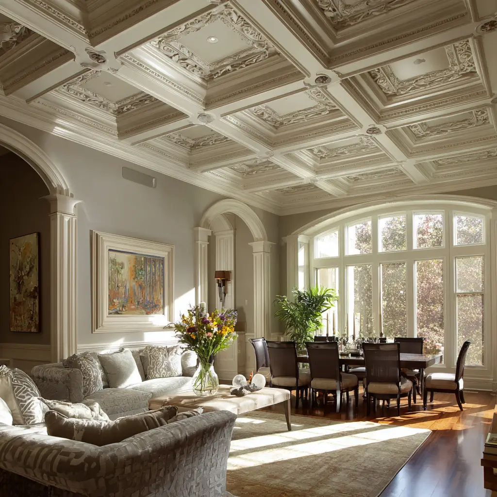 Coffered Ceiling for Classic Elegance