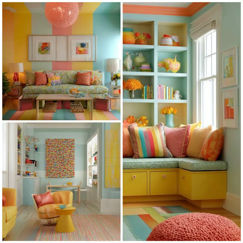 Colorful Playroom Bedroom