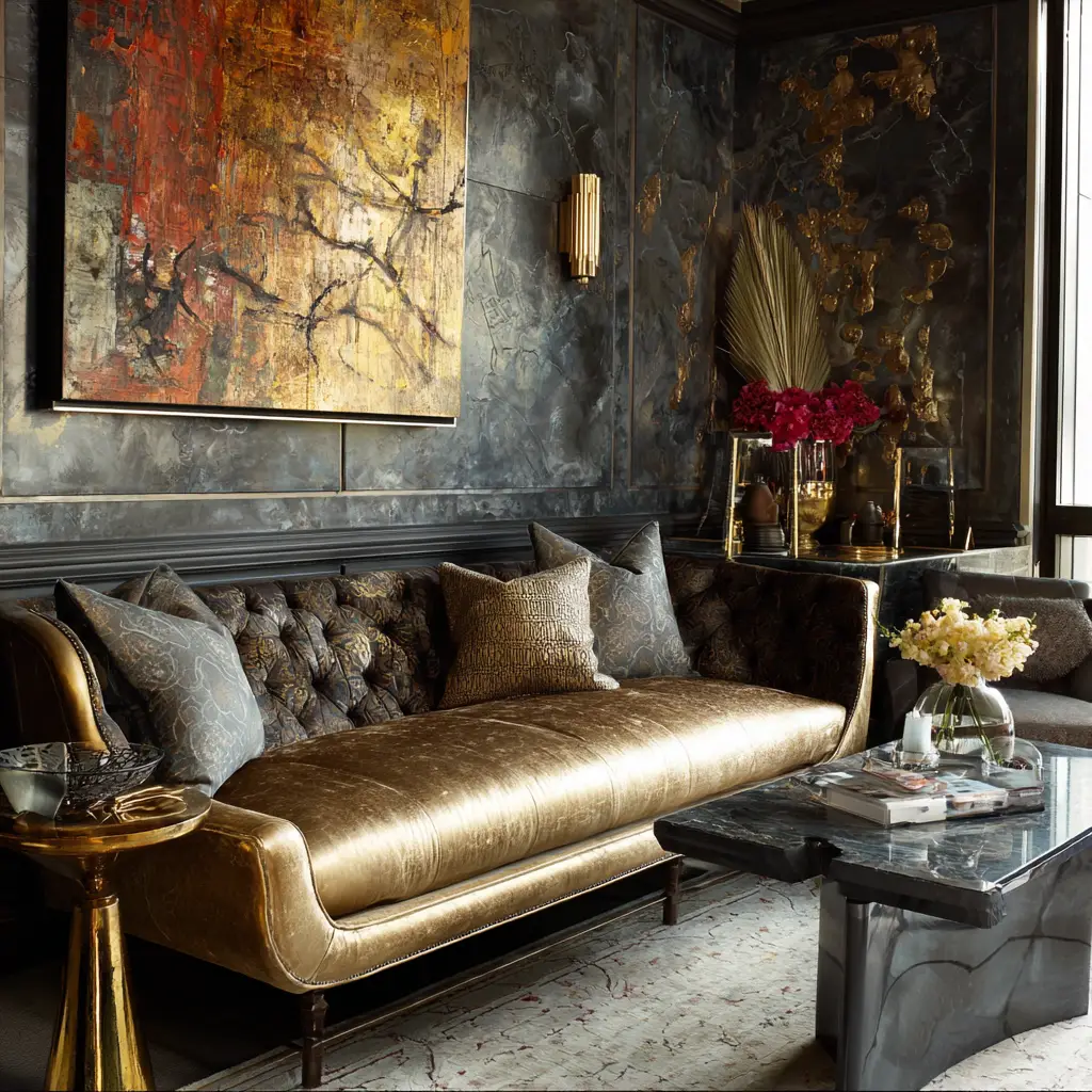 Combine with Metallic Touches